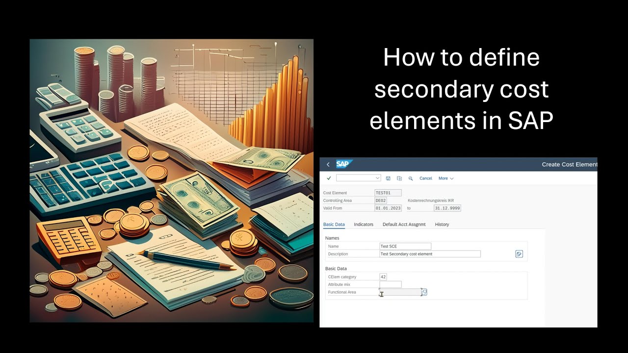 How to create Secondary Cost Elements in SAP