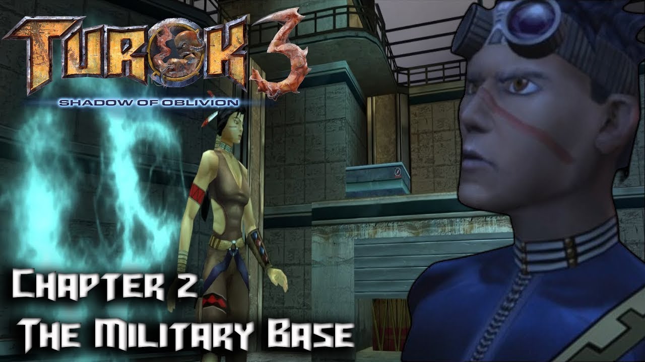 Turok 3: Shadow of Oblivion - Joseph Playthrough - Ch. 2: The Military Base - 100% Secrets