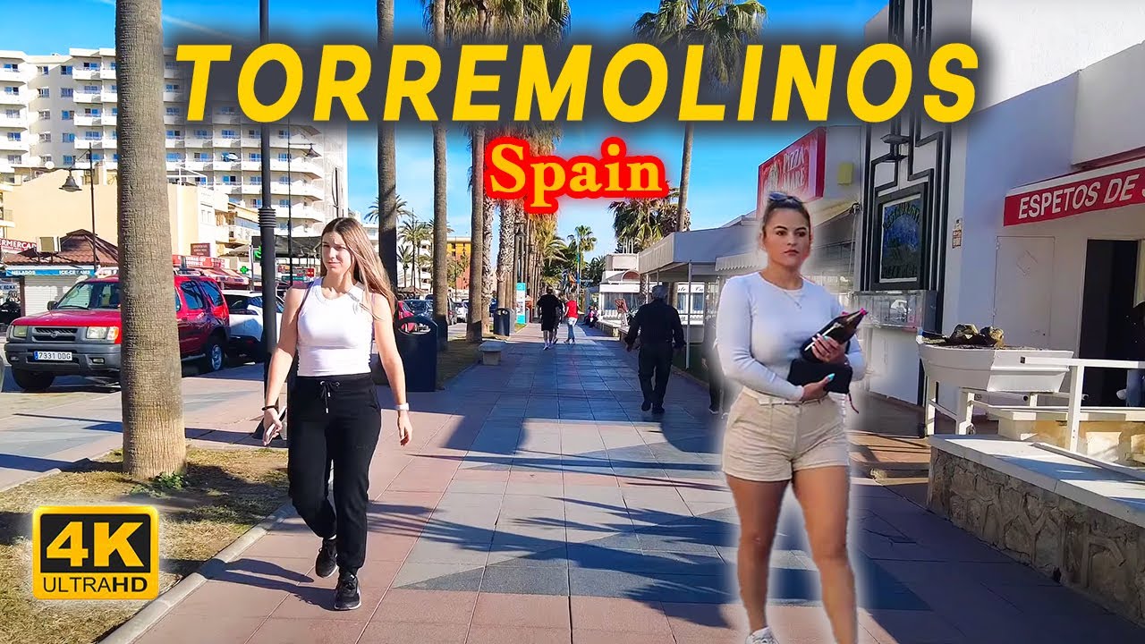 Torremolinos Spain  🇪🇸  Walking Tour  | Málaga Costa del Sol [4K] 2024
