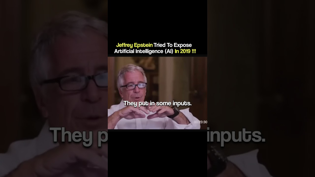 In 2019, Jeffrey Epstein Warned About the Rise of AI &mdash; What Was He Seeing? #AI #Tech #Shorts