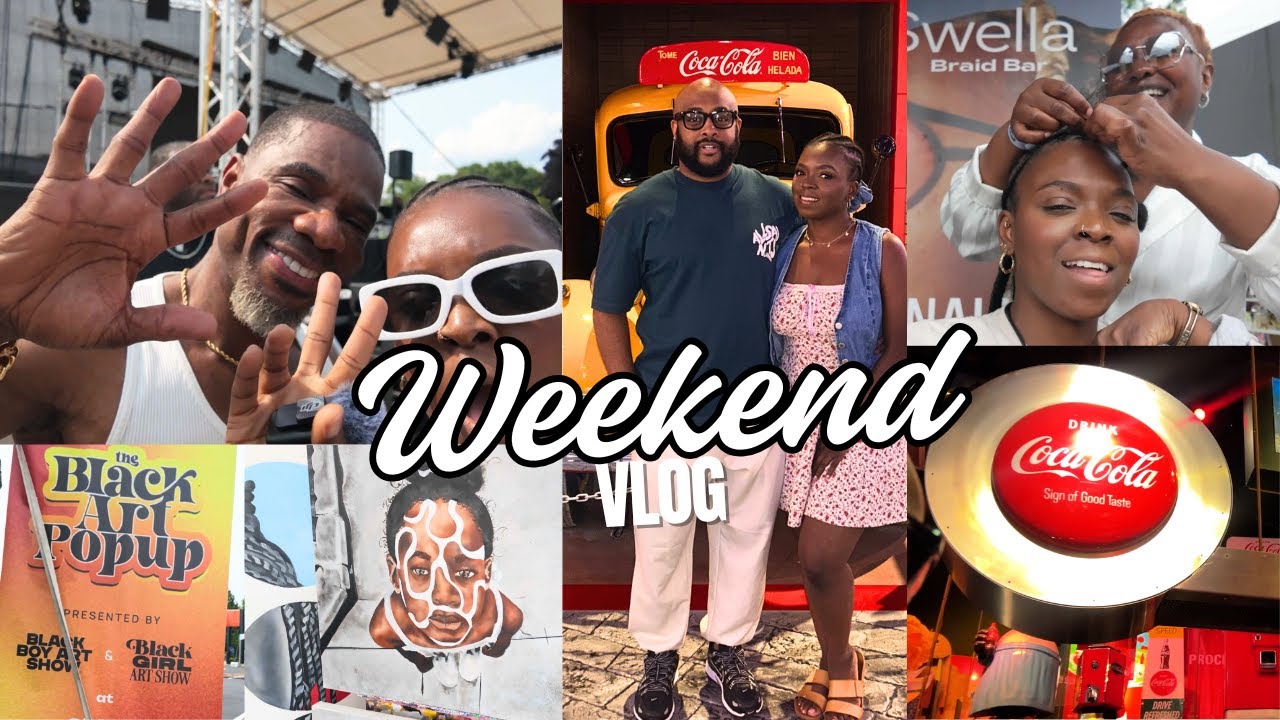 Atlanta Weekend Vlog: Blavity Fest, Kirk Franklin Performance, Hair Refresh & Surprise Date