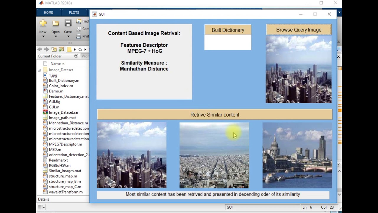 Content-based Image Retrieval CBIR | image processing