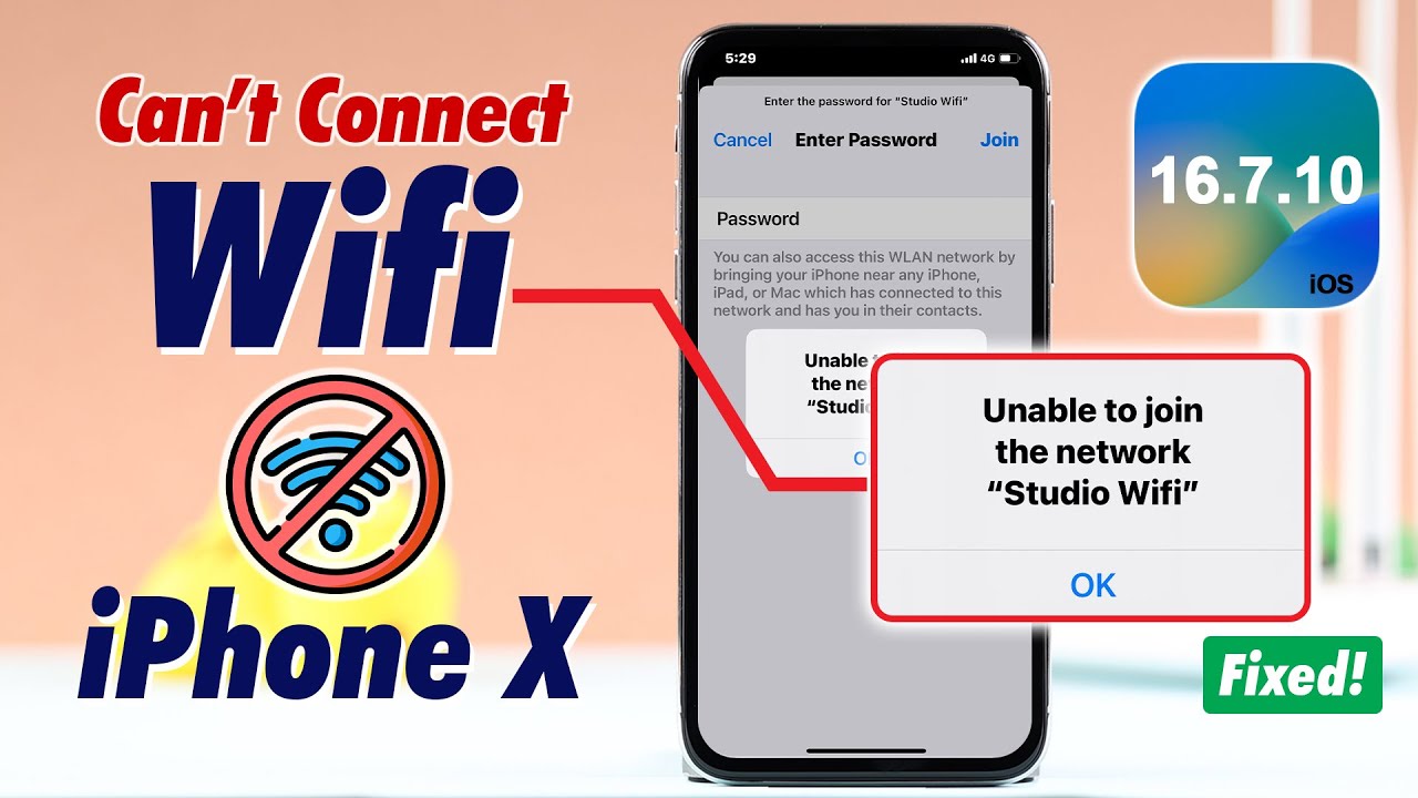 Исправление: не работает Wi-Fi на iPhone X! [Невозможно присоединиться]
