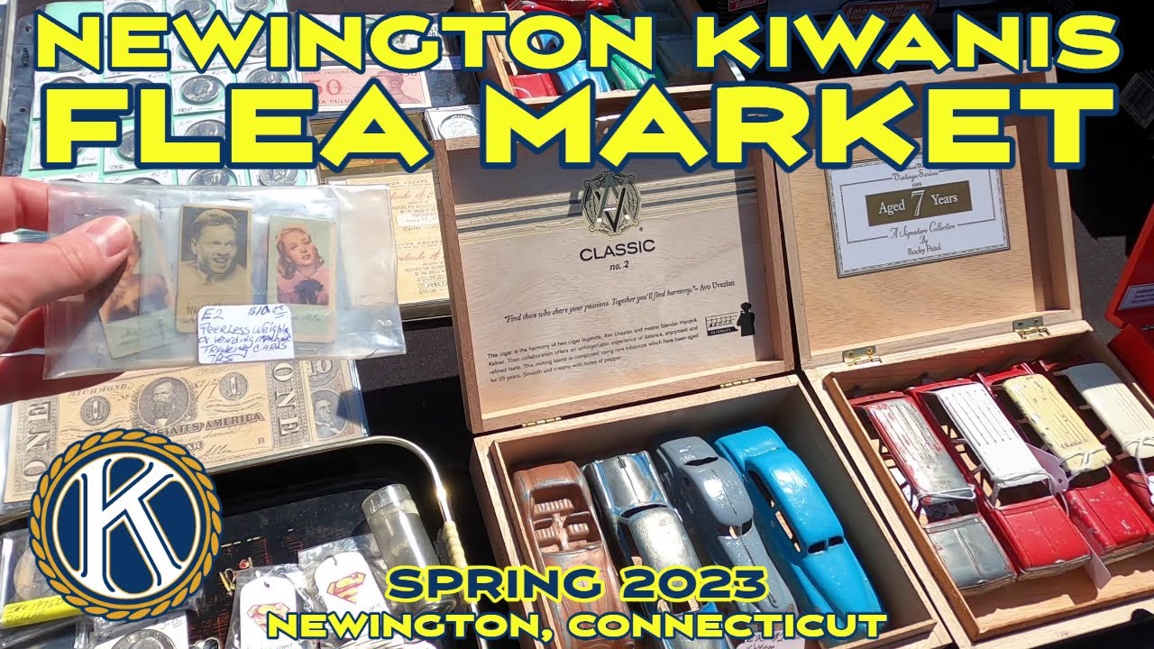 Some Insane Deals at the Newington Kiwanis Flea Market! Spring 2023. Newington, Connecticut.