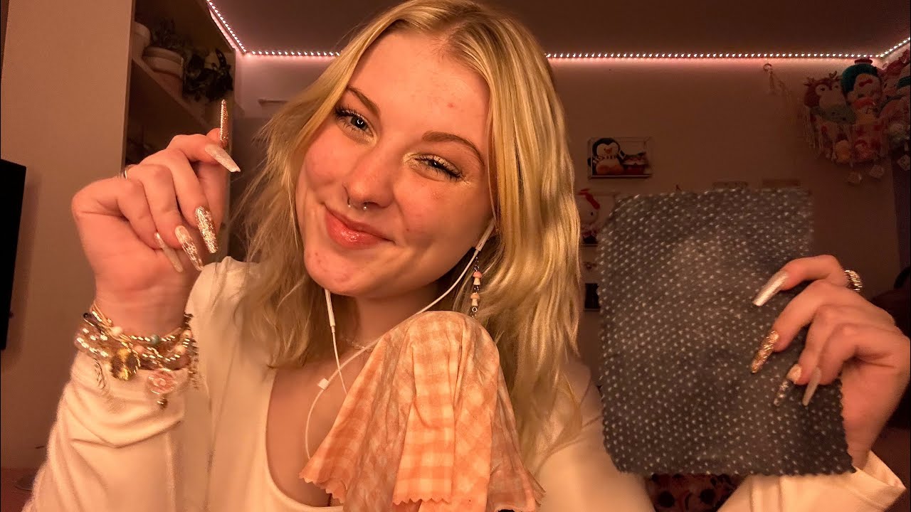 ASMR EXTREME BEESWAX WRAP TINGLES! Up close sticky tapping, scratching + mouth sounds! Day 3🐝 🩷✨