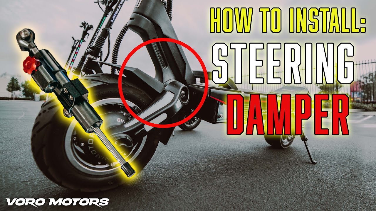 How to install a steering damper on the Dualtron Storm - FULL WALKTHROUGH