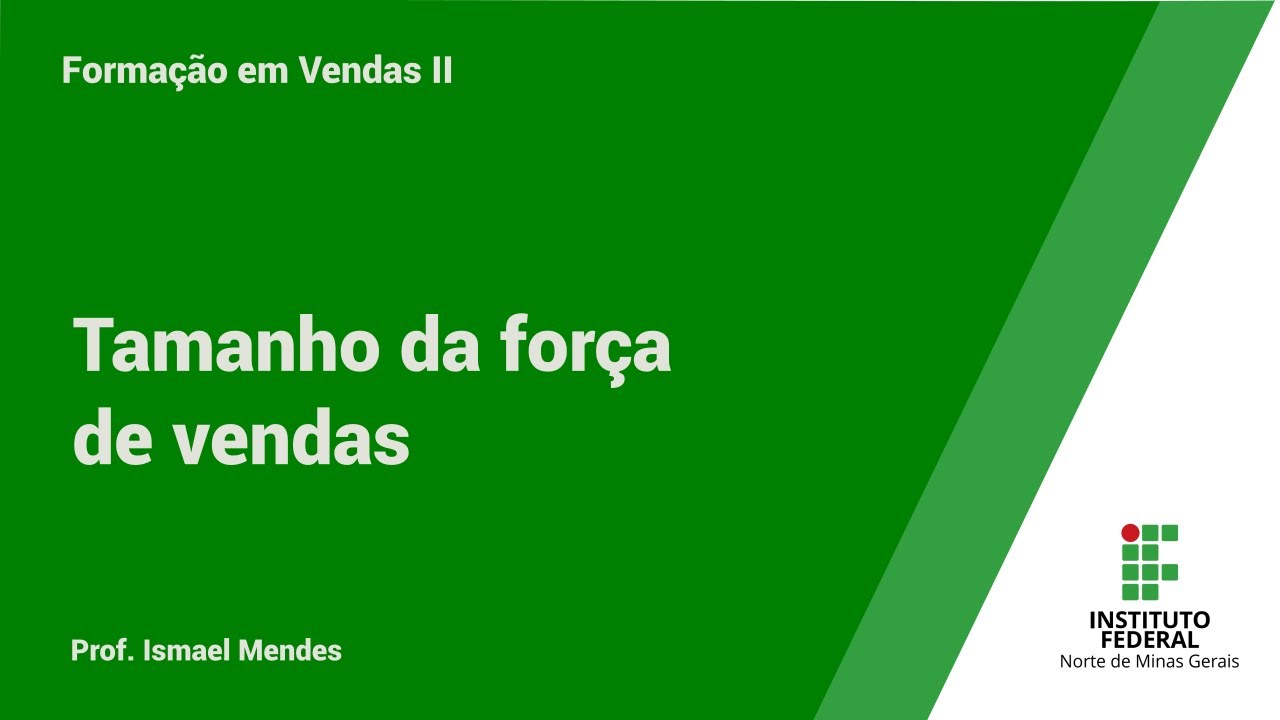 #09 Tamanho da força de vendas