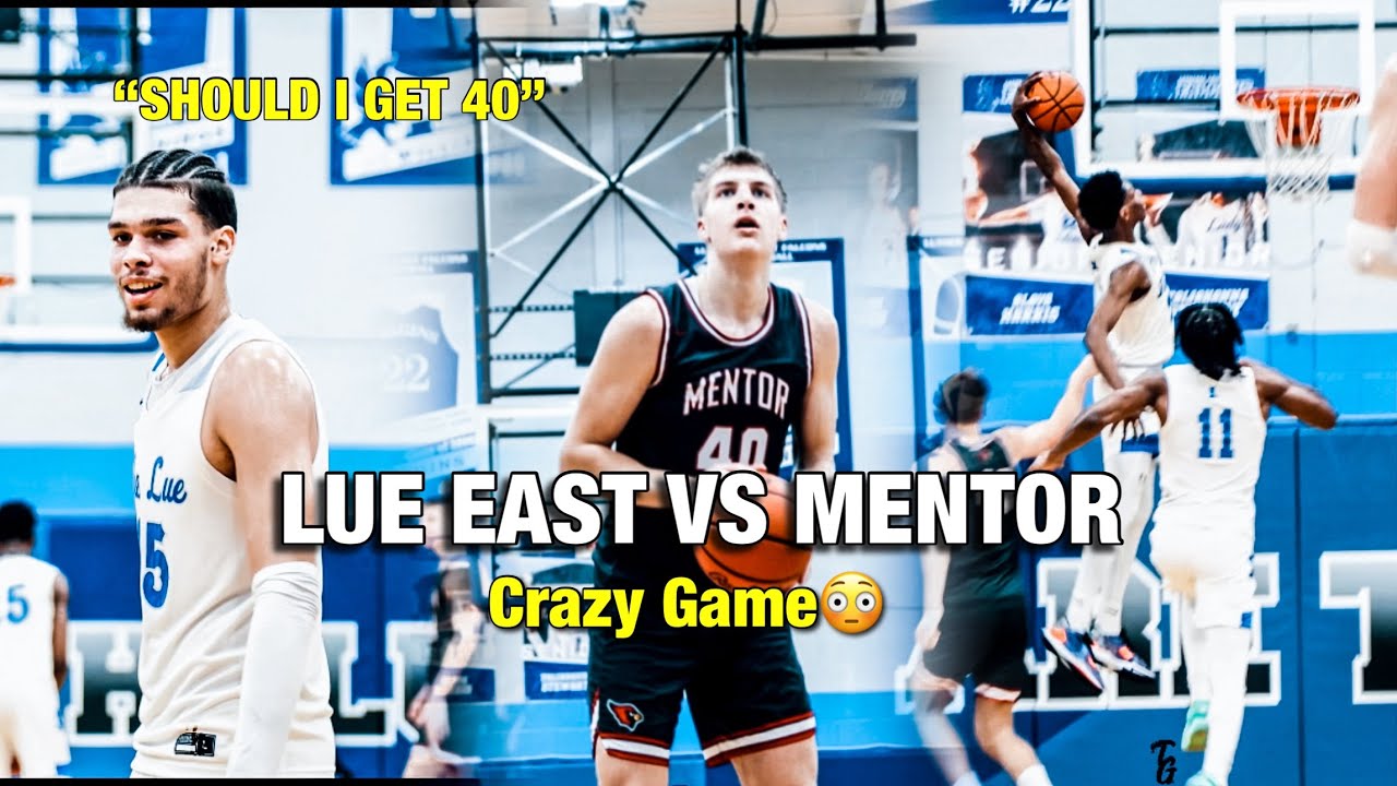 Michigan State Commit & Lutheran East take on Mentor In a High Scoring Matchup😳| Crazy Game🚨‼️