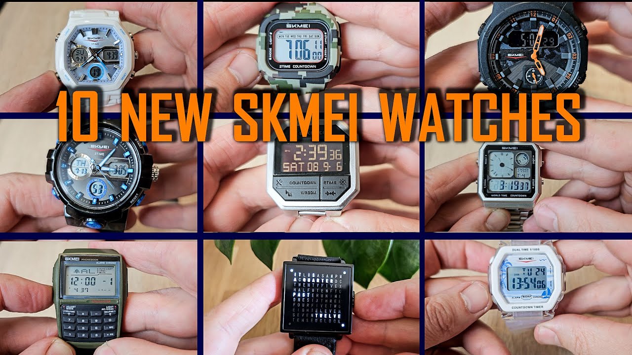 10 new Skmei watches of 2025 - quick preview #skmeiwatch #gedmislaguna