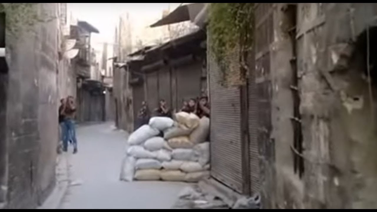 War sent to Al Jdeideh Jdayde Old Aleppo Halab Syria 8 / 2012 - 02 / 2013