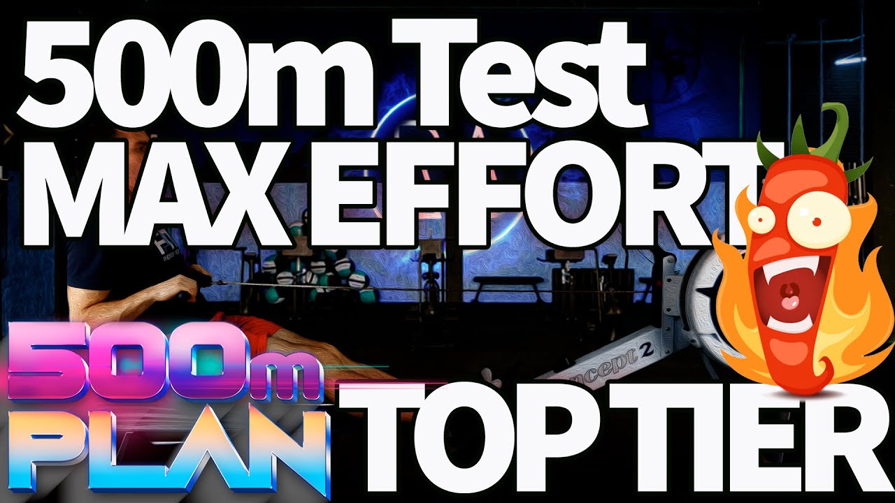 500m Rowing Test - Final Time Trial | 500m Plan Week 5 Row 5 | RowAlong