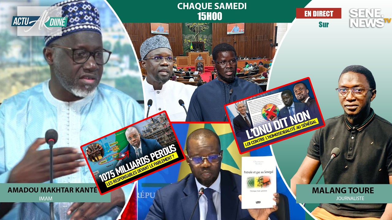 DIRECT – Imam Kanté : Sonko renégocie les contrats, répond à Diomaye, les homos en panique.