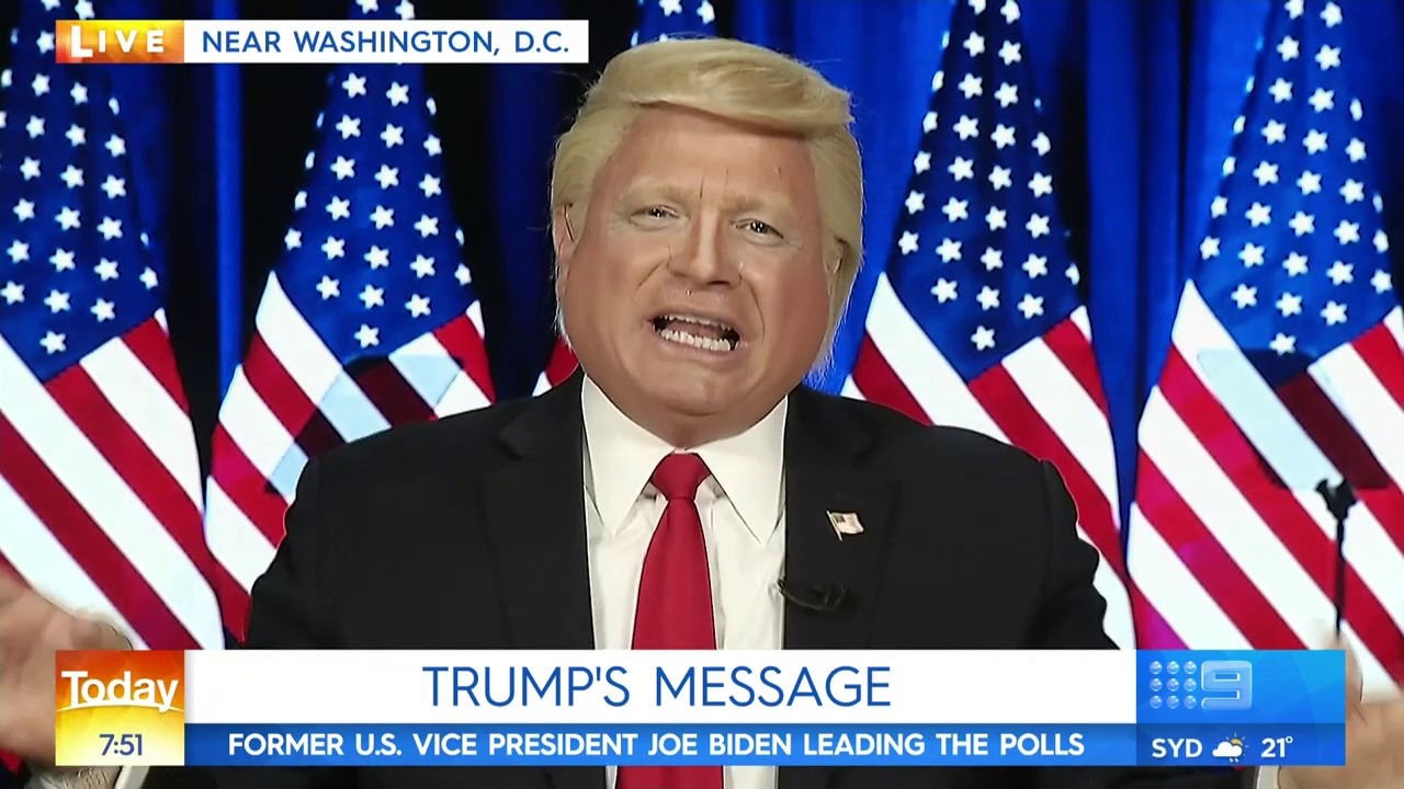 John Di Domenico, hilarious Donald Trump impersonator 9th appearances TODAY Australia