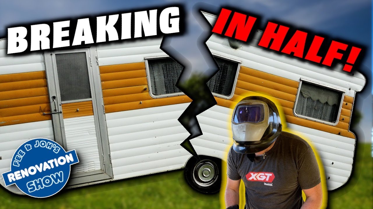 Renovating a 1975 Viscount Caravan Pt 6 - Welding the cracked chassis