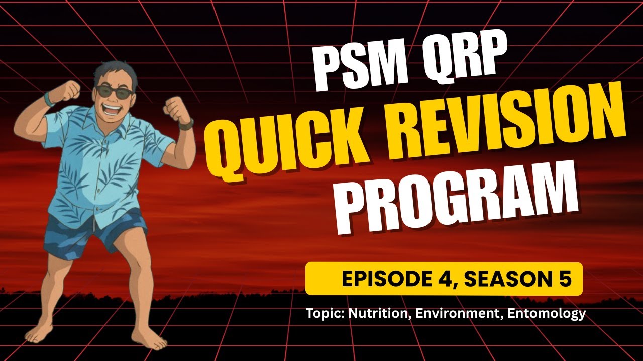 PSM QRP - 4 - Nutrition, Environment, Entomology, BMW (episode 4, season 5)