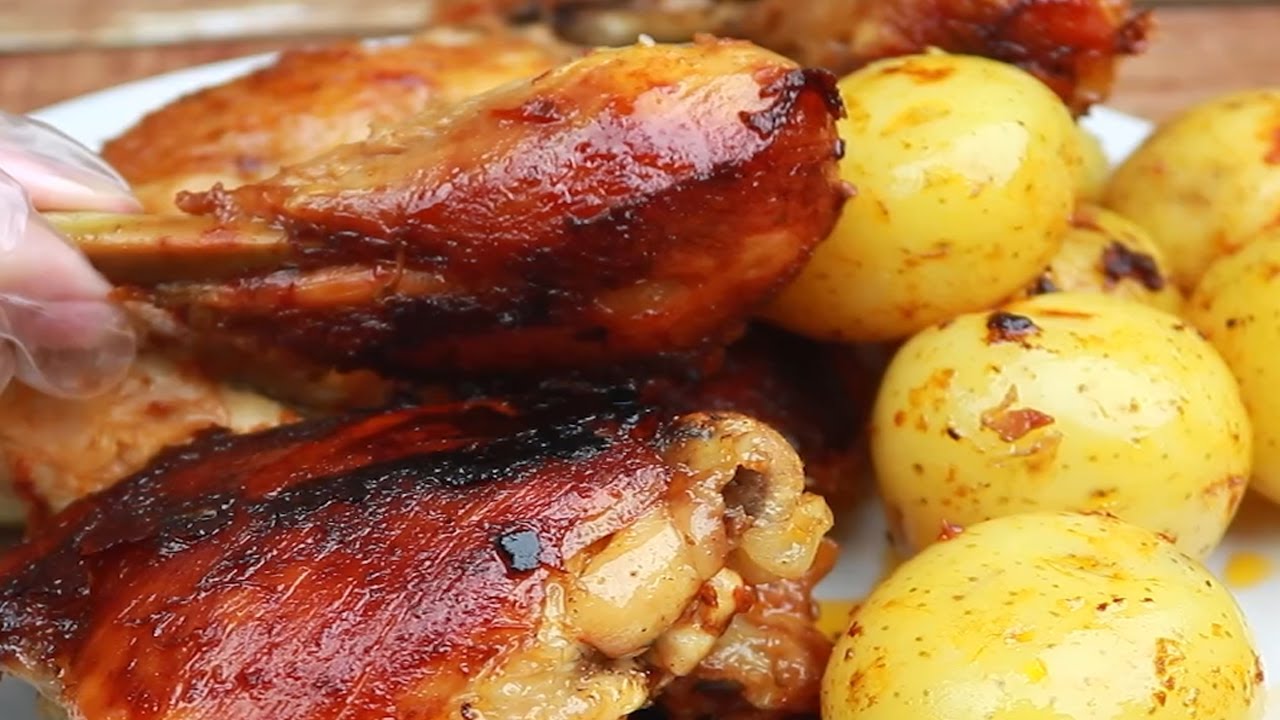 POLLO ASADO EN LA COCINA A PRESIÓN !!