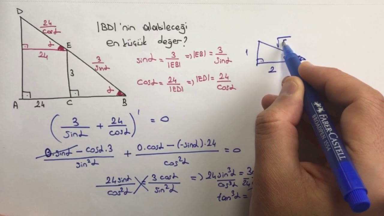 TÜREV MAKSİMUM VE MİNİMUM SÜPER 👍 SORULAR
