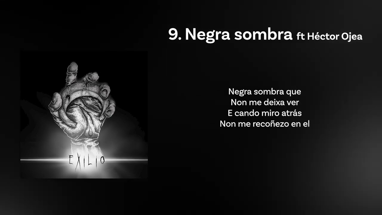9. Negra sombra ft  Héctor Ojea (Videolyrics)