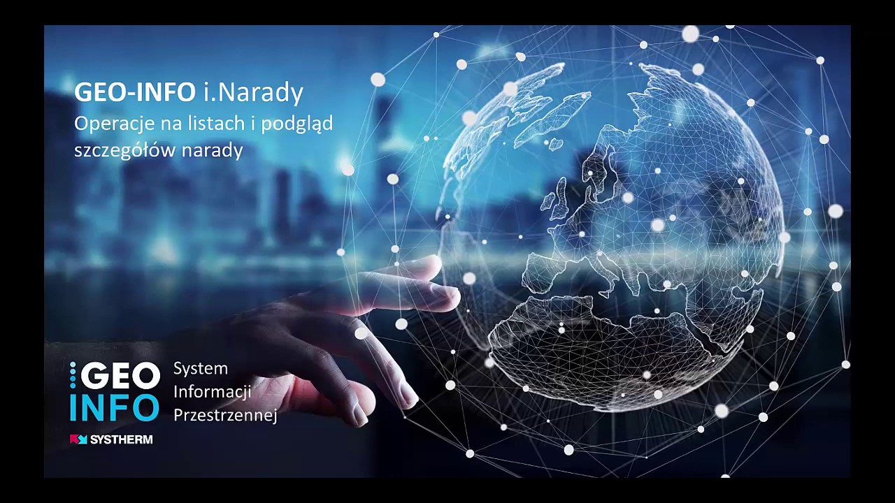 GEO-INFO i.Narady Operacje na listach i podgląd narady
