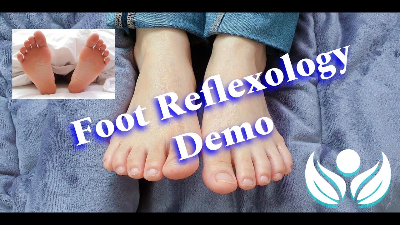 Foot Reflexology Technique Demonstration at Hands on Health Massage Therapy and Wellness in Cary, NC