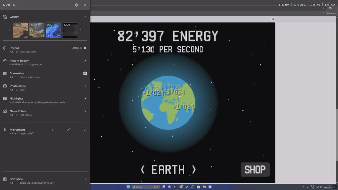 planet clicker