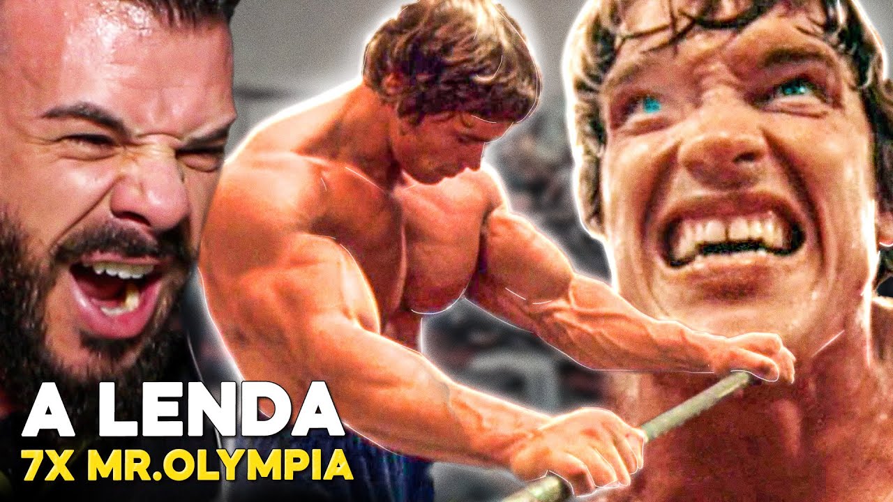 REAGINDO AO TREINO DA LENDA DO FISICULTURISMO, ARNOLD SCHWARZENEGGER