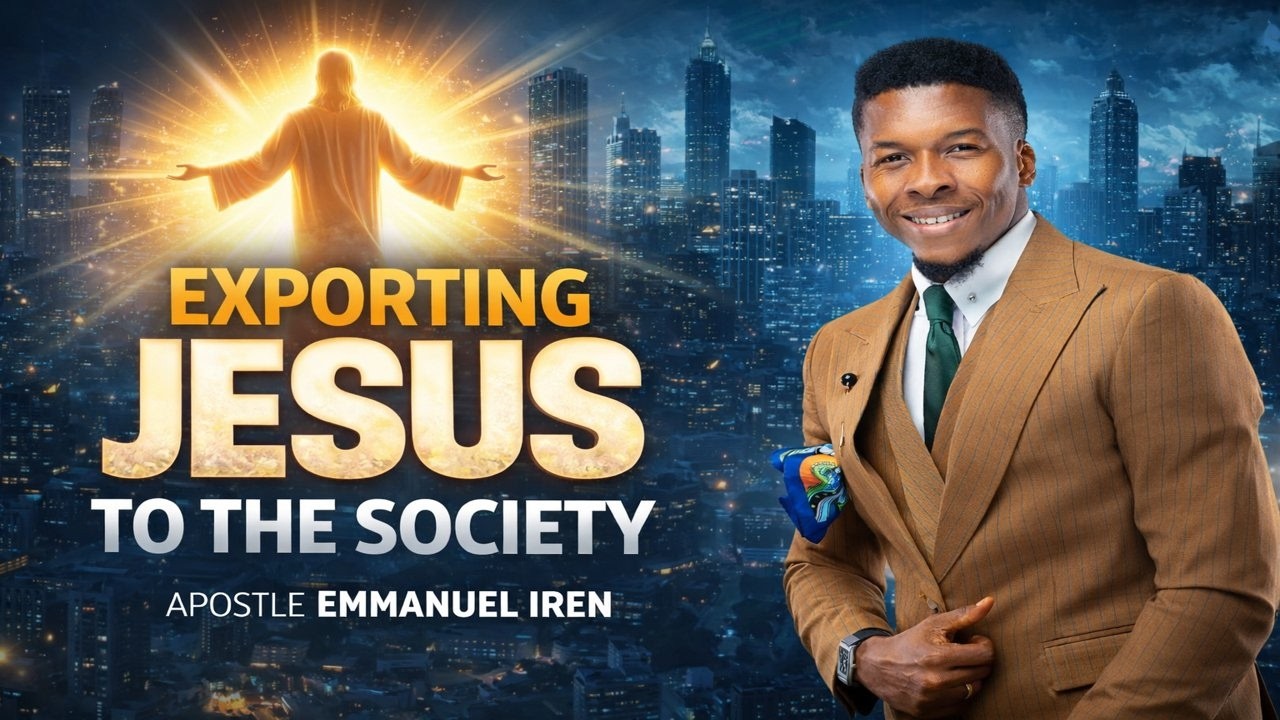 LET YOUR SOCIETY FEEL THE IMPACT OF THE JESUS THAT YOU CARRY || #apostleemmanueliren #jesus #impact