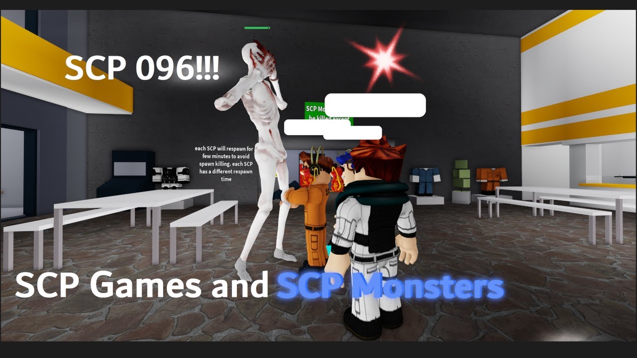 SCP Games and SCP Monsters SCP 096 - roblox