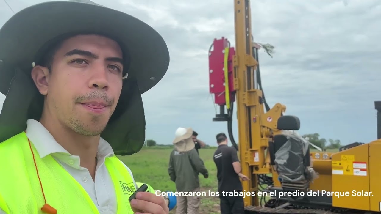 Parque Solar, comenzaron los trabajos.