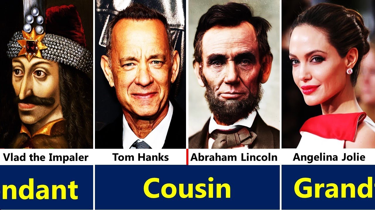 Celebrities With Unbelievable Ancestors
