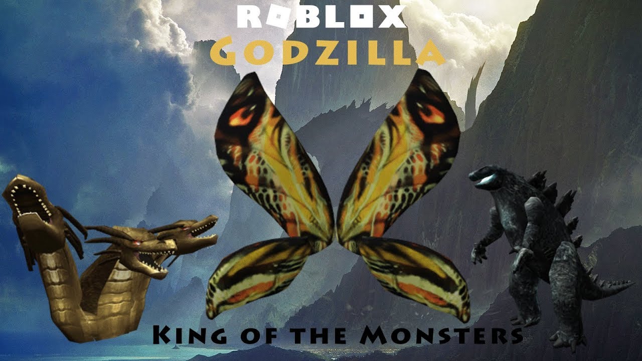 Roblox - Mothra Wings (Promo Code) + Godzilla Companion & Ghidorah Head