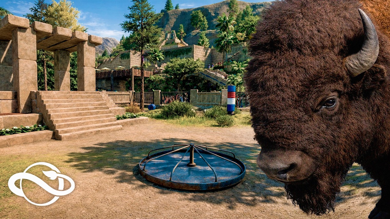 Reformei o Habitat dos Bisões com meu Olhar de Engenheiro! | Planet Zoo - Ep.11