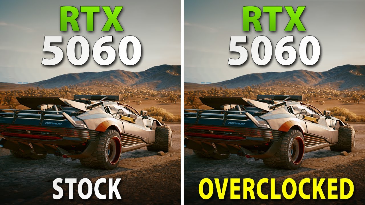 RTX 5060 : Stock vs Overclocked