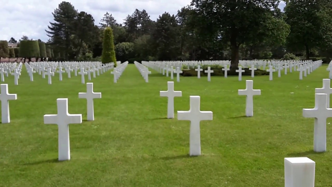 Getting goosebumps at US WWII Military Cemetery @ Colleville-sur-Mer (France)