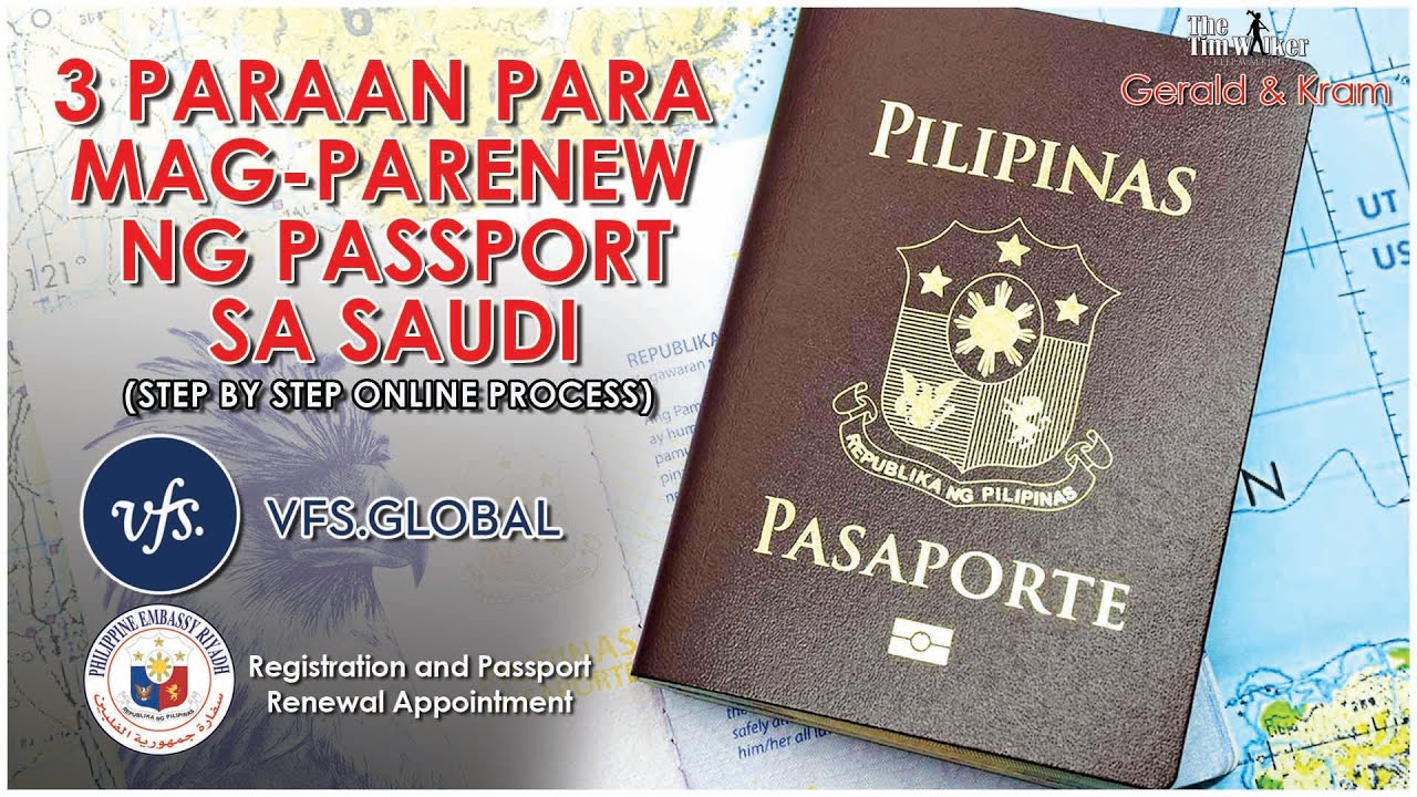 PASSPORT RENEWAL - STEP BY STEP PASSPORT RENEWAL APPOINTMENT | VFS GLOBAL | RIYADH SAUDI ARABIA