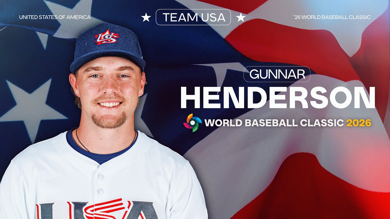 Gunnar Henderson joins Team USA for the 2026 World Baseball Classic! (Current roster breakdown) 🇺🇸
