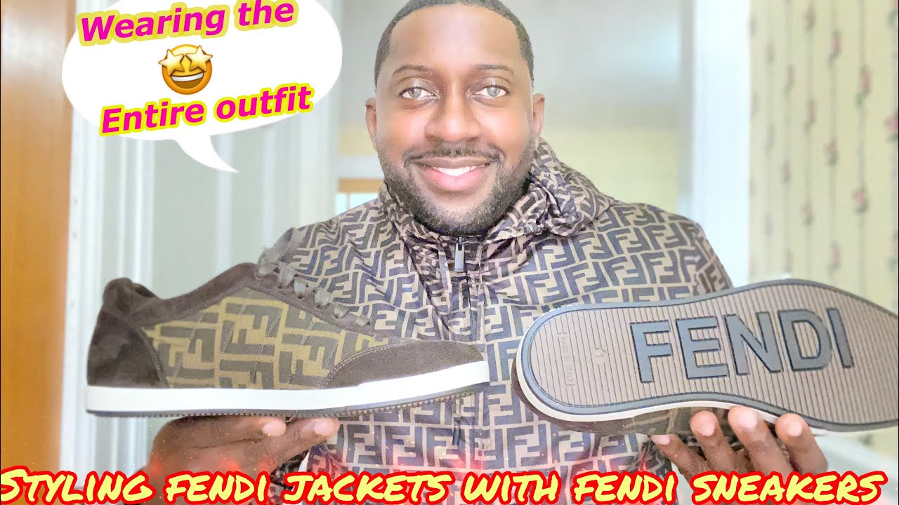 FENDI JACKET WITH FENDI SNEAKERS
