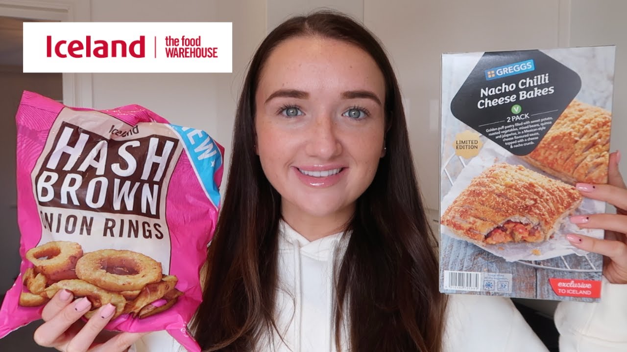 24 HOURS EATING 'NEW IN' FOOD FROM ICELAND SUPERMARKET | basically only eating beige food for 24h