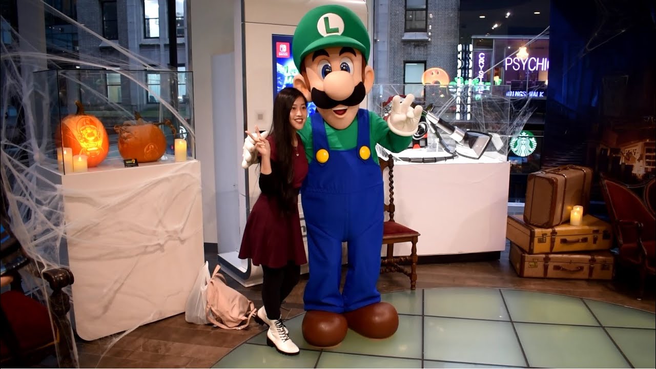 Luigi's Mansion 3 Halloween Extravaganza Launch Event at Nintendo NY
