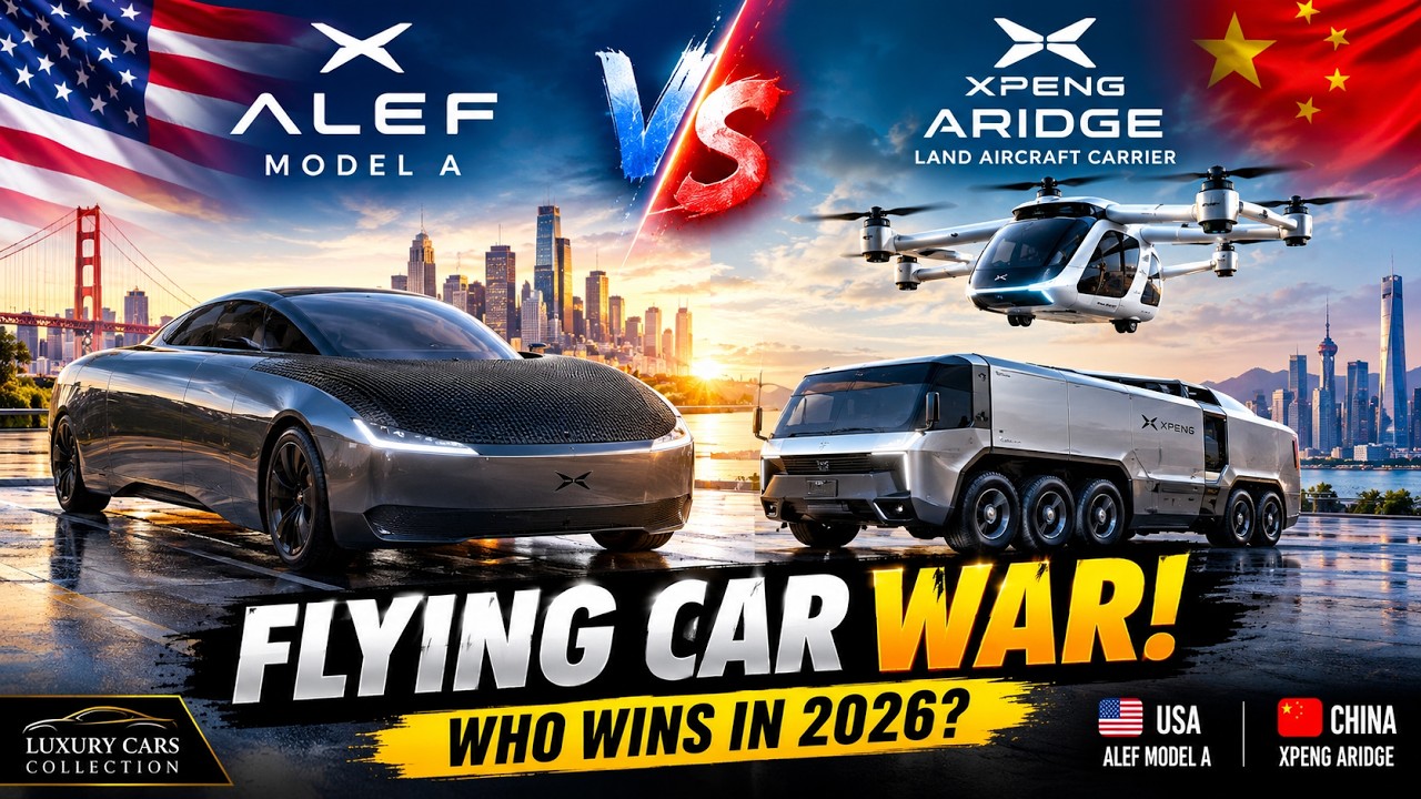 USA vs CHINA Flying Cars 2026 &mdash; Who Will Rule the Sky?