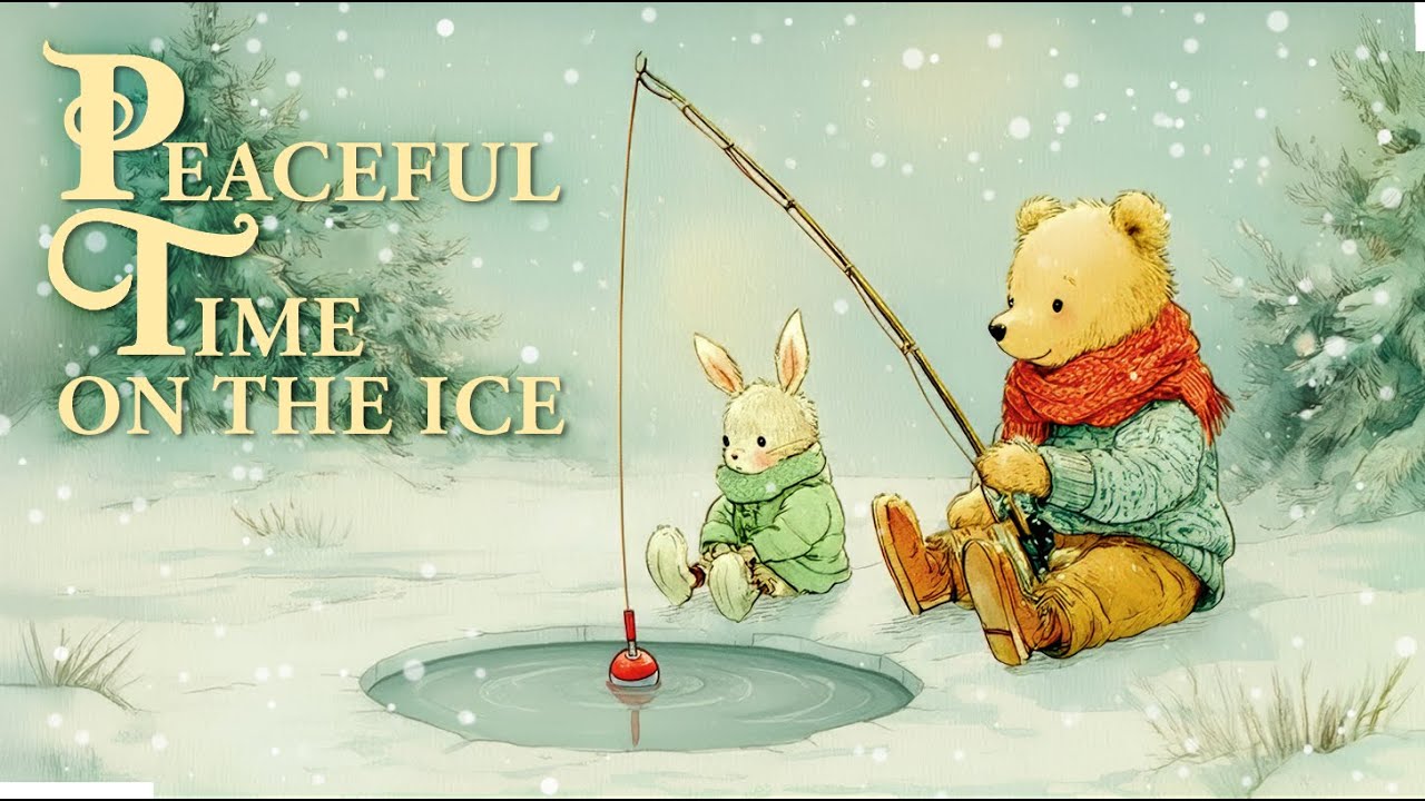 [Celtic Music] PEACEFUL TIME ON THE ICE – Gentle Winter Fishing & Cozy Forest Moments