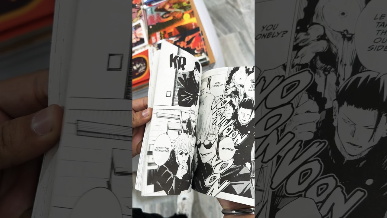 Anime Comic Book Jujutsu Kaisen Series #gojo #anime  #manga  #comic #viral