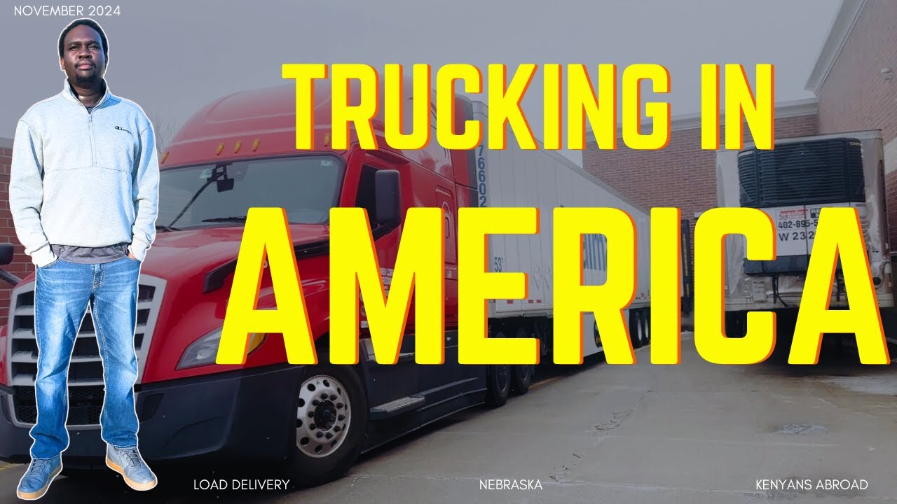 A RAW TRUCKING LIFE WITH MY WIFE IN AMERICA 🇰🇪🇺🇸+ THINGS THEY DON'T TELL YOU ABOUT TRUCKING 🤷🏾‍♂️