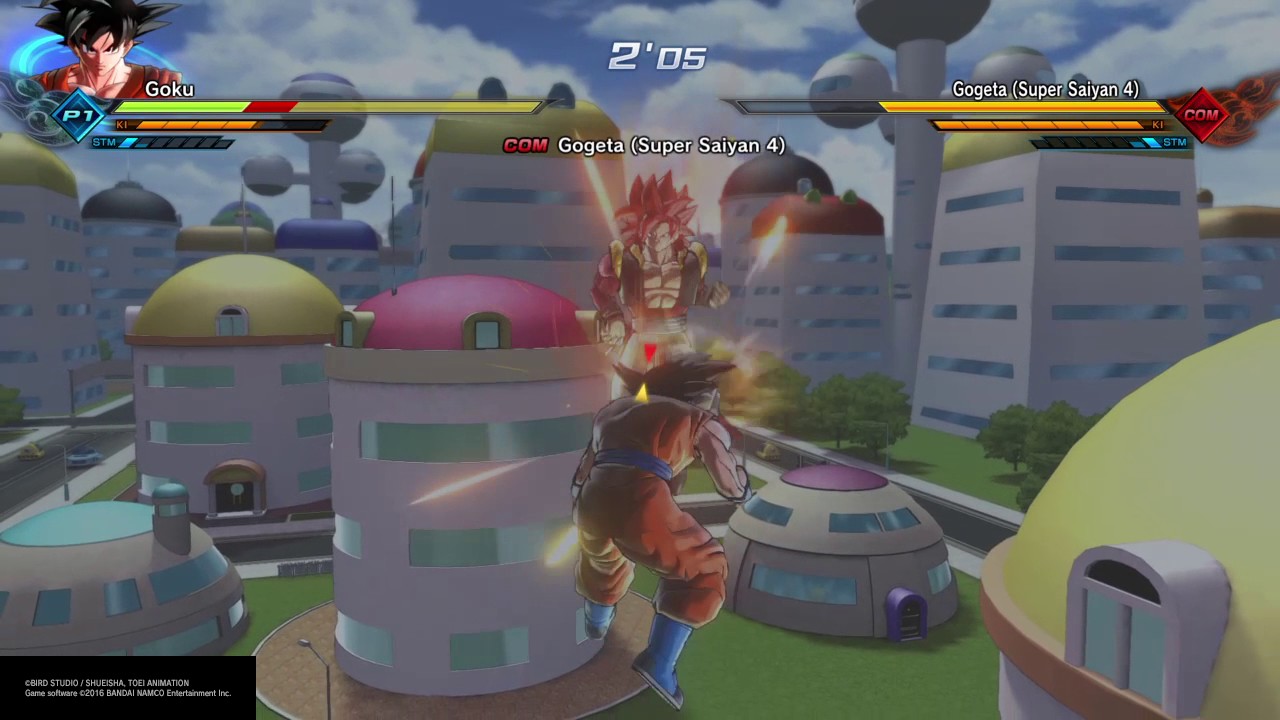 Dragon Ball Xenoverse 2 What if Battles Base Dbs Goku vs SS4 Gogeta