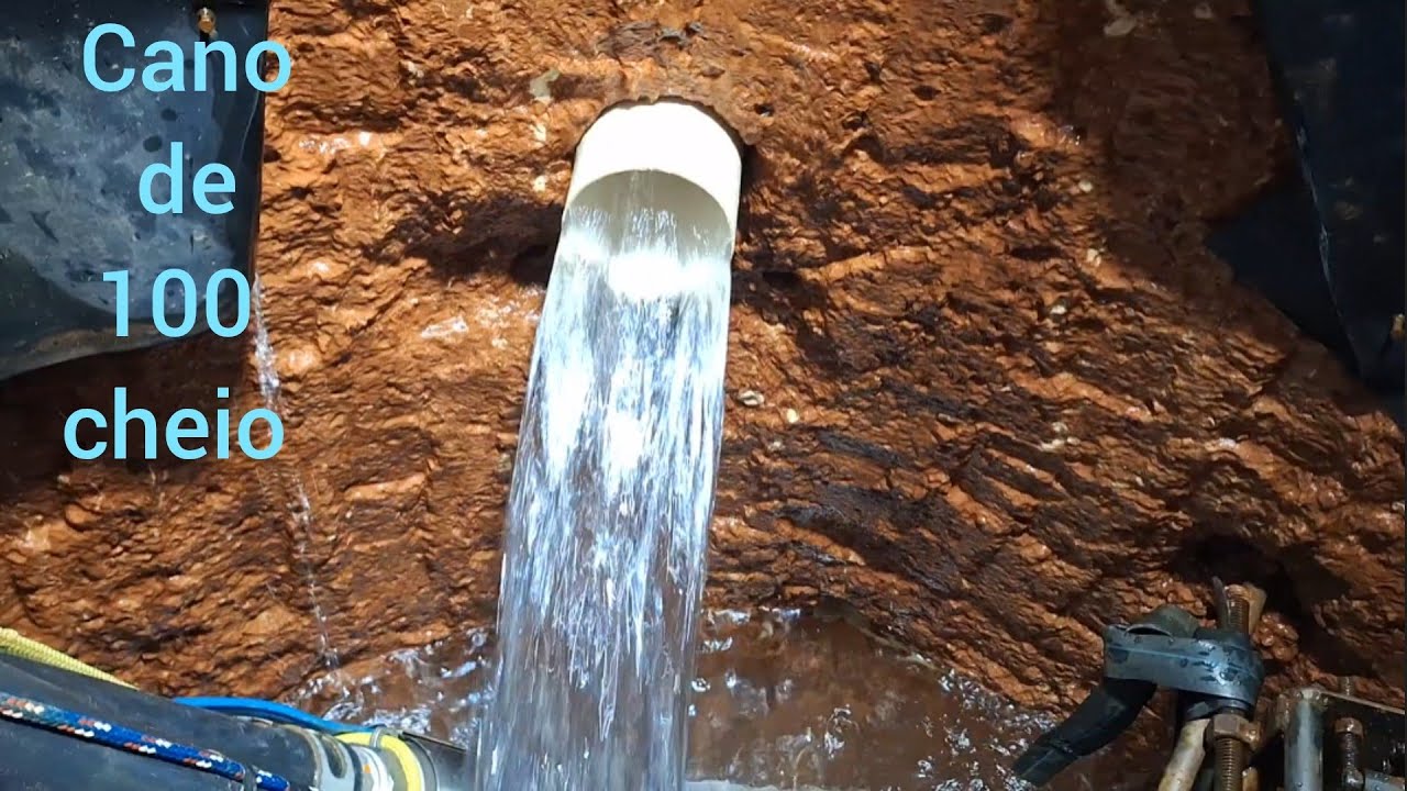 Consegui vedar um dreno no poço para 50 mil litros 