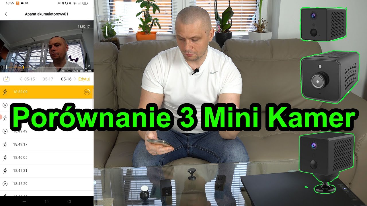 Por&oacute;wnanie małych kamer IP do r&oacute;żnych zastosowań. Małe Kamery WiFi oraz kamera na kartę sim.
