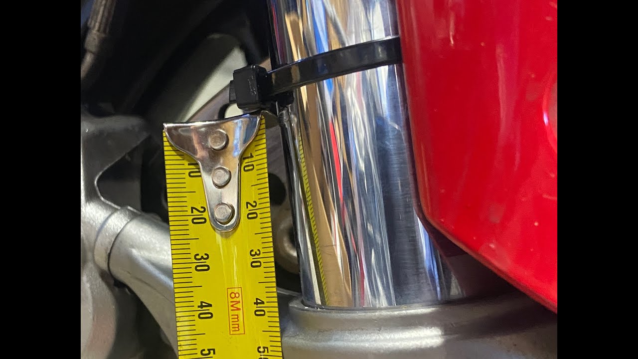 Finding maximum fork travel with my 2011 Ducati Multistrada 1200S