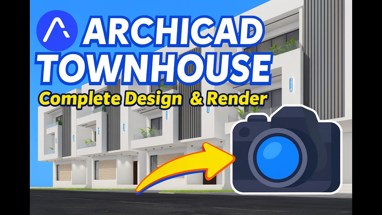 Archicad Masterclass Tutorial: Full Project Workflow — Concept to Photoreal Render