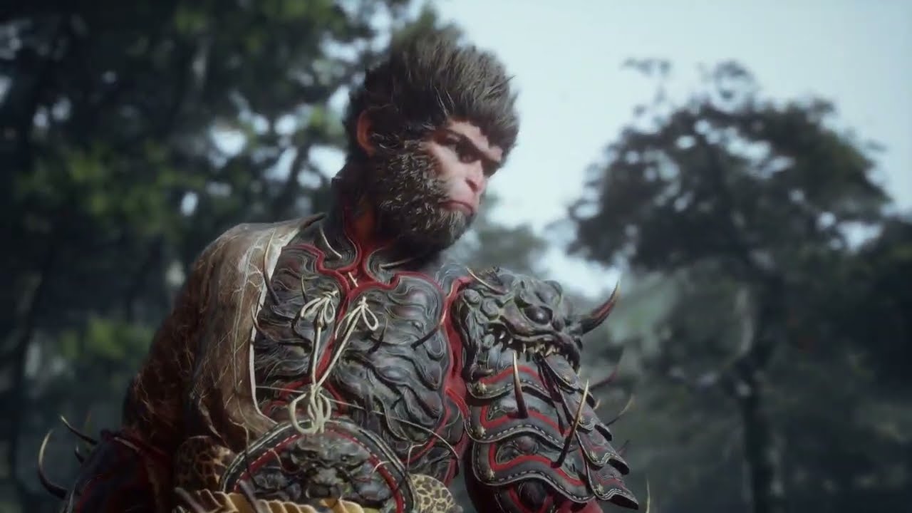 Фрагмент с карты Black Myth Wukong