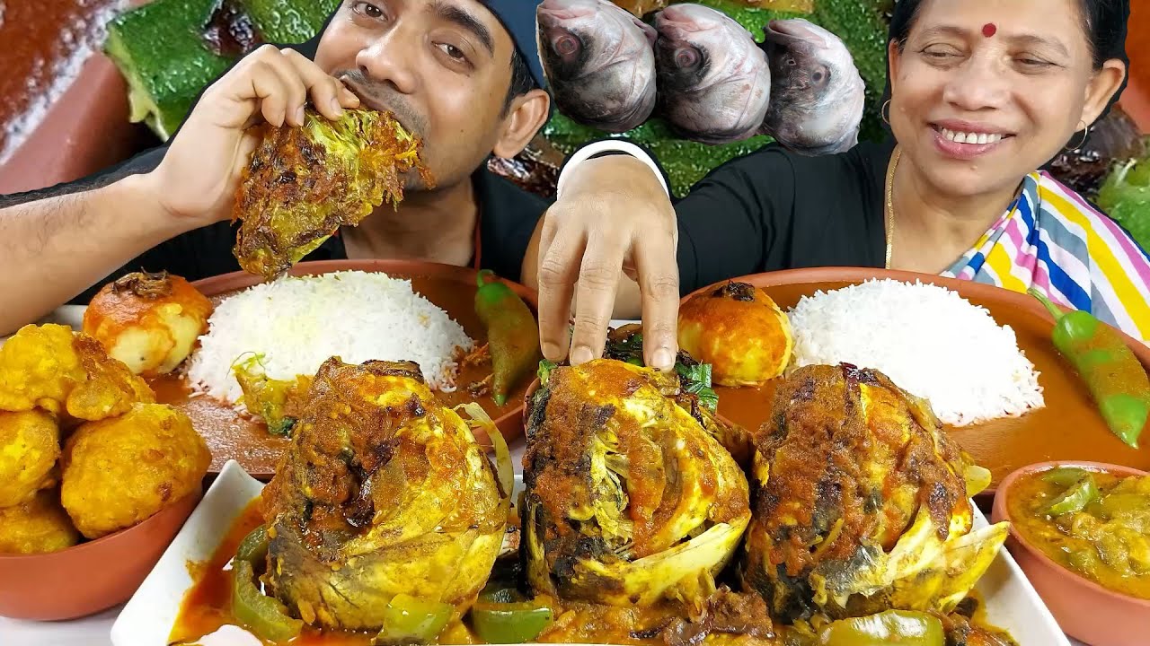 Yummy Veg and Non veg Food Eating Show Mukbang Indian Food